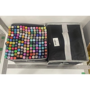 Set 168 Markere Duble, Flippy, pe Baza de Alcool, Geanta Impermeabila Inclusa, Culori Numerotate, 23 x 16 x 20 cm, Multicolor - Img 8