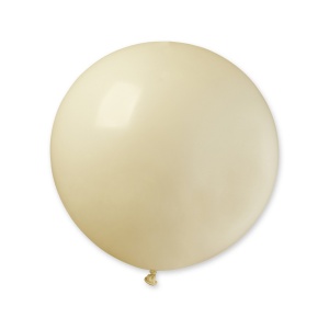 Set 2 Baloane din Latex, Flippy, Model Party Jumbo, 90 cm, Alb si Bej, 35 g - Img 3