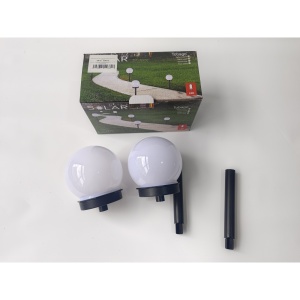Set 2 Lampi Solare LED, Sferice, Tip Glob Flippy, Diametru 10 cm, Alb rece - Img 16