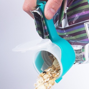 Set 4 cleme cu capac Flippy, pentru sigilare pungi alimente, material ABS, multicolor - Img 9