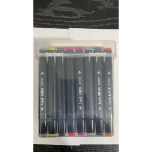 Set 48 Markere cu Alcool Twin Touch, Cutie Plastic Inclusa, Flippy, Multicolor - Img 10