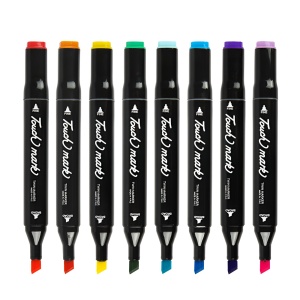 Set 60 Markere Duble cu Alcool Touch Room, Geanta Inclusa, Flippy, Model 1 Multicolor - Img 7