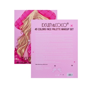 Set 8 Produse de Machiaj, KEVIN & COCO, Butterfly Dream Girl, 49 de culori, 24.7 x 19.7 x 2.7 cm - Img 8
