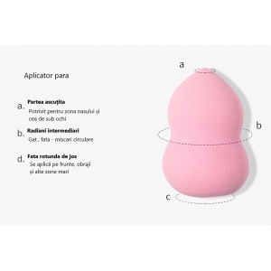Set Buretei Machiaj, Flippy, Premium, roz, 3 bucati - Img 7