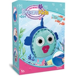 Set creatie perna pentru copii Model 2, Dream Kids, Peste - Img 5