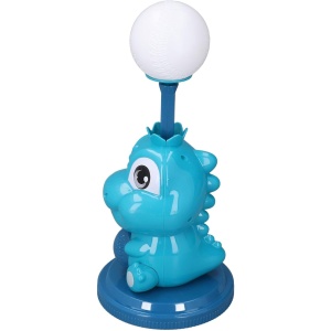 Set de Baseball 5 Piese pentru Copii, Flippy, Jucarie Dinosaur Press, 14x23 cm, Verde/Albastru - Img 4