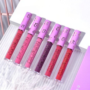 Set de Buze, KEVIN COCO, Violet Girl, 6 Lip Gloss-uri, 17 x 14.8 x 2.9 cm, Roz/Rosu/Mov - Img 5