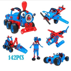 Set pentru construit masini, Flippy, Educativ si creativ, 134 piese - Img 5