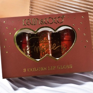 Set Rujuri de Buze Mate, KEVIN &amp; COCO, Be Mine 3 Culori, Lip-Gloss, 11 x 7.3 x 2.7cm, Roz, Varianta A - Img 6