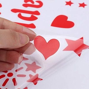 Sticker Autocolant pentru Baloane, Flippy, Tematica Aniversare, Model Happy Birthday, 29x21 cm, Rosu - Img 4