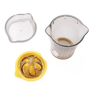 Storcator manual citricie Flippy, cu recipient de 600 ml, 15x8.5x13.5 cm, material ABS, Transparent - Img 8