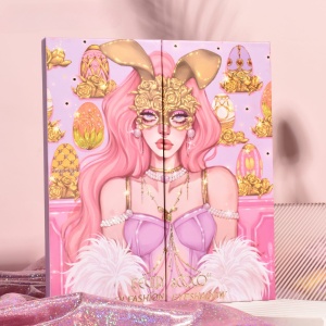 Trusa de Machiaj, KEVIN & COCO, Easter Style Pink, 69 culori, 20 x 22.5 cm - Img 2
