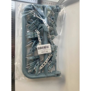 Uscator de rufe Flippy, 32 de cleme, Plastic, Pliabil, rotire 360 grade, 32x32 cm, Albastru - Img 6