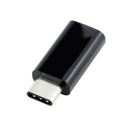 Adaptor micro USB (mama) to Type-C(tata) cu Agatatoare Breloc inclusa, Negru - Img 6