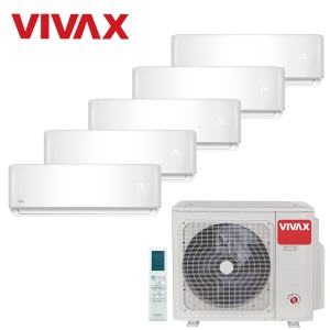Aer Conditionat MULTISPLIT VIVAX ACP-42COFM123AERI / 4x ACP-09CH25AERI WHITE + ACP-12CH35AERI WHITE Inverter - Img 5