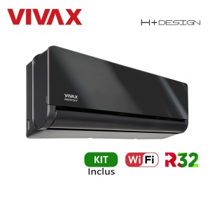 Aer Conditionat VIVAX H+Design ACP-18CH50AEHI+ Gray Mirror Wi-Fi Kit de instalare inclus R32 Inverter 18000 BTU/h - Img 5