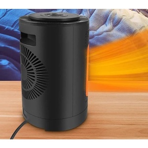 Aeroterma / Radiator ceramic Flippy PTC-1500K1, 1500 W, 2 trepte de putere, termostat reglabil, Negru - Img 3