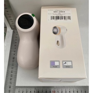 Aparat Electric de Curatat Scame 2in1, Flippy, Indepartare Scame si Aspirare, 15 x 8.5 cm, din ABS si Otel Inoxidabil, Incarcare USB Tip C, Bej - Img 2