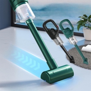 Aspirator Portabil fara Fir, Flippy, Incarcare USB, Pentru Casa si Masina, Autonomie 45 min, Verde - Img 9