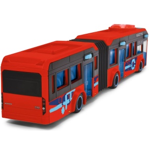 Autobuz Dickie Toys Volvo City Bus 40 cm rosu - Img 6