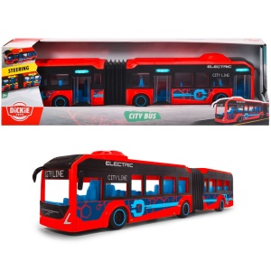 Autobuz Dickie Toys Volvo City Bus 40 cm rosu - Img 12