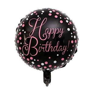 Balon din Folie Metalizata, Flippy, Figurine, Model 2, Happy Birthday, Tematica Aniversare, 45 cm, Ambalaj Individual, Pai Inclus, Umflare cu Aer sau Heliu, Multicolor - Img 2