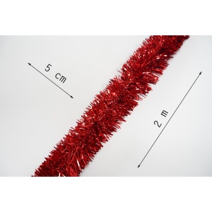 Beteala Craciun, Flippy, roșu, marimea: 2 m x 5 cm material:folie PVC, interior/exterior - Img 6