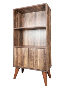 Biblioteca Retro, maro, 60x30x120 cm - Img 2