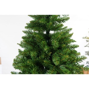 Brad artificial de Craciun, clasic, pentru interior/exterior, inaltime 180 cm, diametru 105 cm, 649 ramuri, Flippy, verde, suport metalic inclus - Img 4