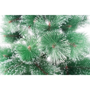 Brad artificial de Craciun tip pin nins, pentru interior/exterior, inaltime 180 cm, Flippy, verde, suport metalic inclus - Img 2