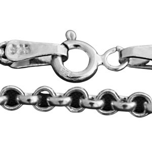 Bratara din Argint 925 Unisex cu Zale Rotunde - Img 3