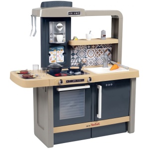 Bucatarie Smoby Tefal Evolutive albastru cu accesorii - Img 1