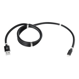 Cablu de incarcare rapida, Flippy, USB, compatibil Iphone, cu absorbtie magnetica, 1 m, negru - Img 4