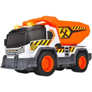 Camion de constructie Dickie Toys Dump Truck 30 cm cu lumini si sunete - Img 1