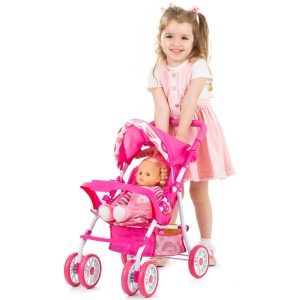 Carucior pentru papusi Chipolino Dolly multicolor - Img 5