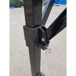 Cort pliabil pentru Evenimente, cadru metalic pentru curte si gradina, 2x2 m, Albastru, Flippy - Img 2