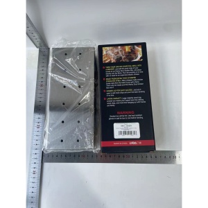 Cutie de afumator pentru gratar Flippy, Inox, 9.6x4.4x22.2 cm, Argintiu - Img 8