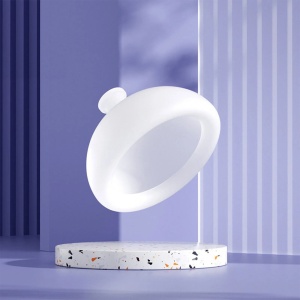 Dispozitiv Terapeutic Sputa, Flippy, Cupa pentru Terapie Toracica, Dispozitiv de Eructare, pentru Adulti si Copii, 10 x 6.5 cm, din Silicon, Transparent - Img 2