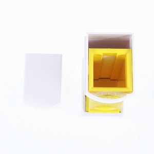 Feliator manual de unt Flippy, material plastic, design usor si practic, 20x6x8.5 cm, Butter Cutter, alb - Img 5