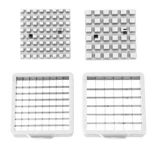 Feliator manual Flippy, pentru cartofi pai si legume, din inox, cu 2 dimensiuni de feliere, 25.5 x 11.7 cm, argintiu - Img 2