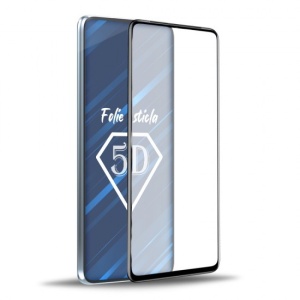 Folie de Protectie, Flippy, pentru iPhone 15 Plus, Tempered Glass 5D, Full Cover, Margini Negre, Transparent - Img 2