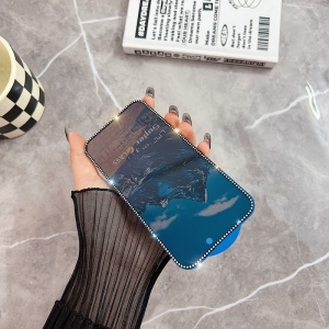 Folie de Protectie, Flippy, pentru iPhone 15 Pro Max, Privacy Tempered Glass cu Pietricele, ESD, HD, Transparent - Img 4