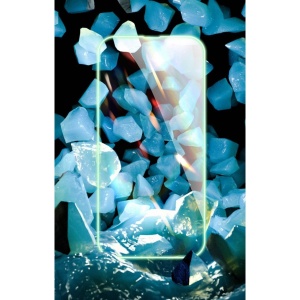 Folie de Sticla Securizata pentru Apple iPhone 15 Pro Max, Flippy, Luminous, Margine Fosforescenta Neon din Silicon, Mat, Anti-Amprenta, Protectie Completa, 9H, Verde - Img 6
