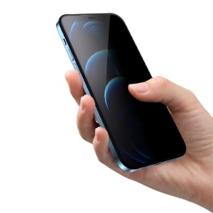 Folie ecran Flippy pentru iPhone 14 Pro Max, Sticla Privacy, Transparenta, Protectie Completa - Img 3
