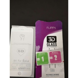 Folie Sticla Apple iPhone 6 Plus Flippy® 4D/5D Alb - Img 5