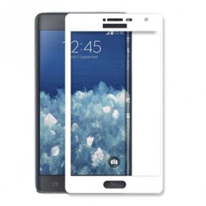Folie Sticla Samsung Galaxy Note 5 Full Face Alb - Img 2