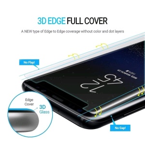 Folie Sticla Samsung Galaxy S9 Plus Full Glue Nano Water Transparent - Img 3