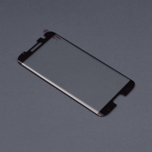 Folie Sticla Securizata Curbata Flippy pentru Samsung S7 Edge, 9H, lipici margine, contur negru - Img 3