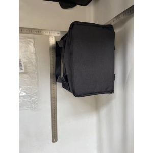 Geanta Termica Flippy pentru Pranz, Compartimente Telefon si Tacamuri, Multifunctionala, Impermeabila, 24x18x21 cm, Negru - Img 2