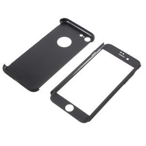 Husa Apple iPhone 7 Premium Full Cover 360 Negru + Folie Cadou - Img 5